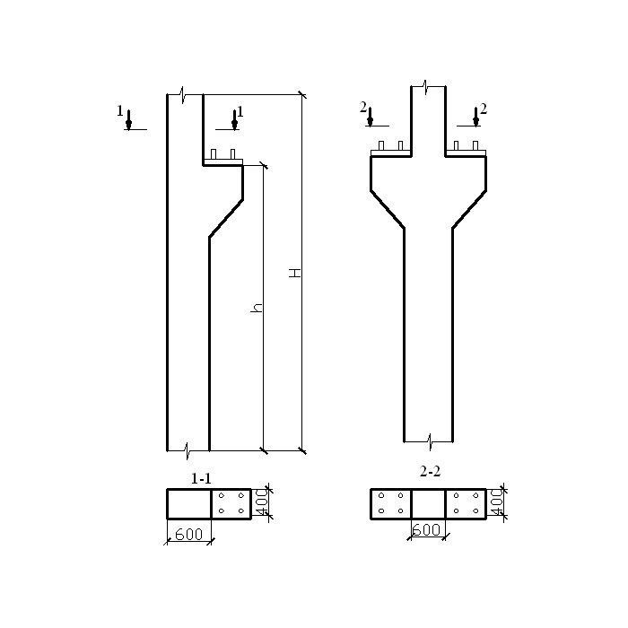 Колонна железобетонная 10к 120-25